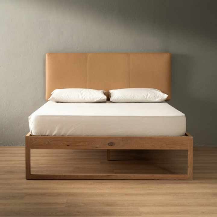 Kimberley King Leather Headboard - Desert - 2
