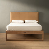 Kimberley King Leather Headboard - Desert - 2