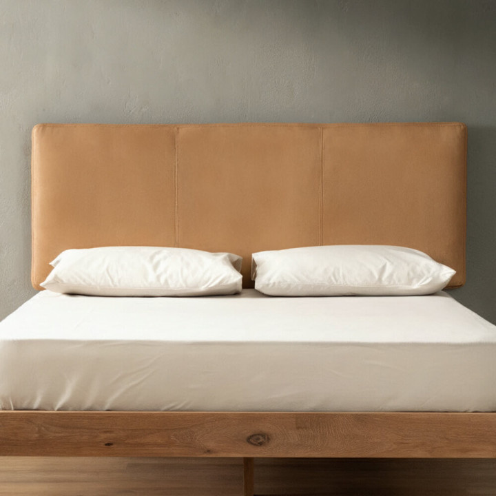Kimberley King Leather Headboard - Desert - 3