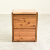 Linear Pedestal with Drawers - Blackwood - 1