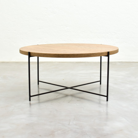 Tankwa Round Coffee Table - Veneer - Old Brown - 1