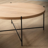 Tankwa Round Coffee Table - Veneer - Pale Wheat - 3