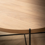 Tankwa Round Coffee Table - Veneer - Pale Wheat - 4