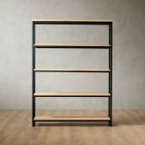 Tankwa Bookshelf - Pale Wheat Oak Veneer - 1