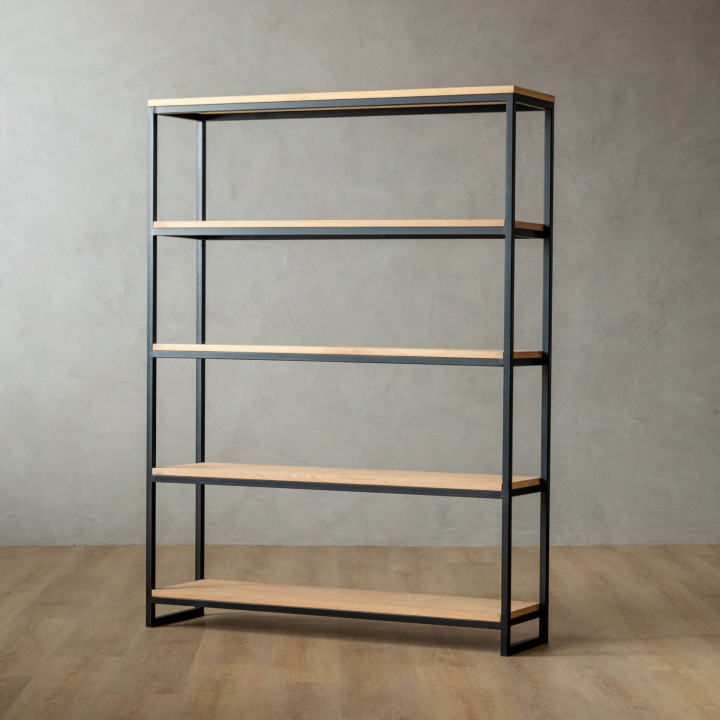 Tankwa Bookshelf - Pale Wheat Oak Veneer - 2