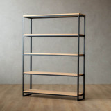 Tankwa Bookshelf - Pale Wheat Oak Veneer - 2