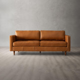 Glenhaven 3-Seater Leather Couch - Tan - 1