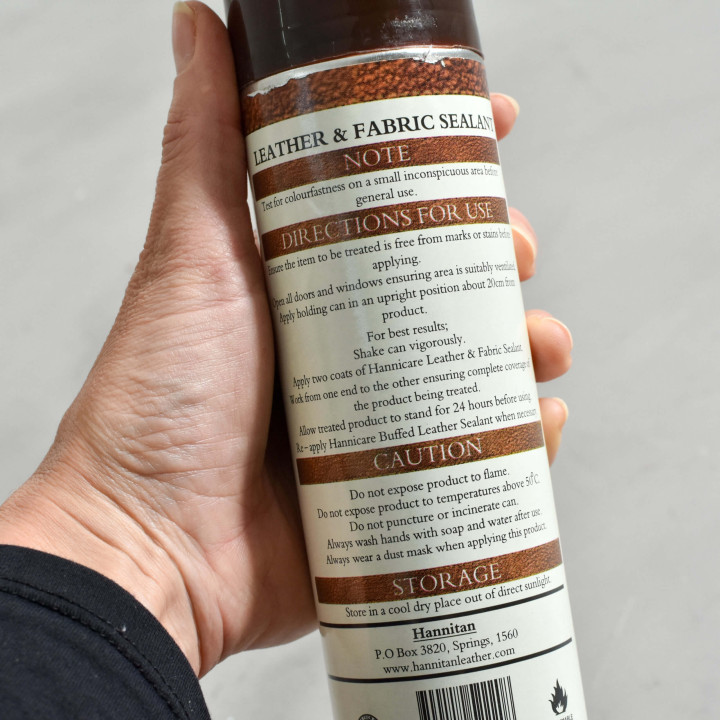 Hanni Fabric and Leather Sealant - 2