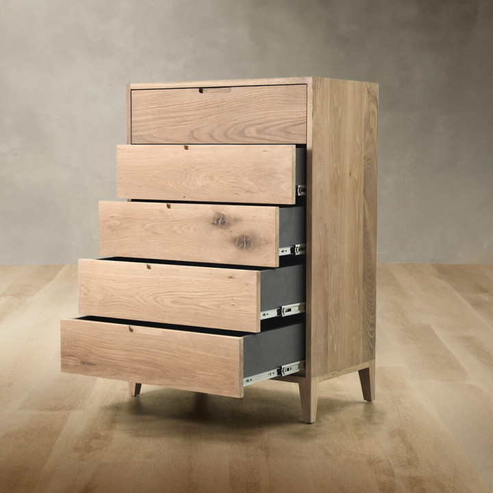 Cape Town Chest of Drawers - Oak - 3