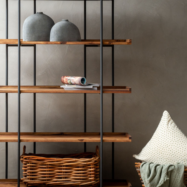 Musina Bookshelf - Small - Oak Smoke - 3