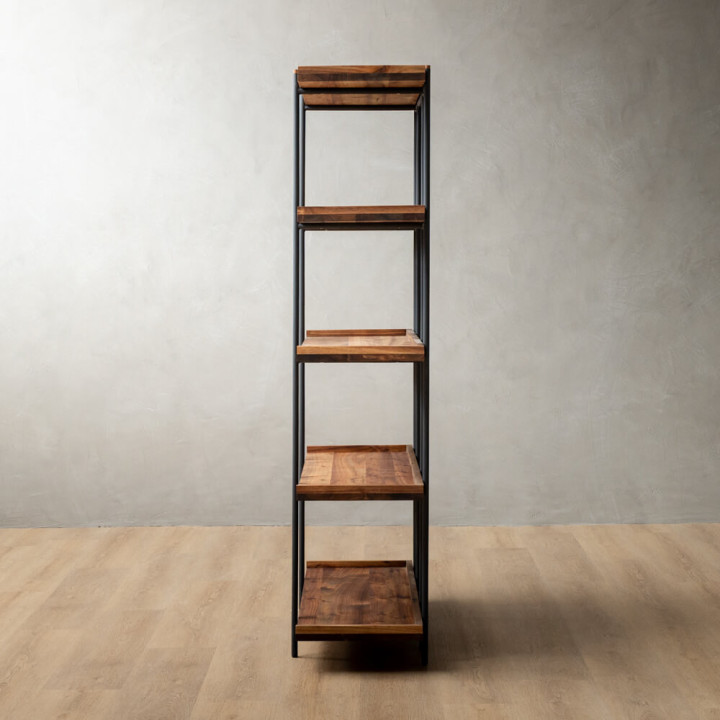 Musina Bookshelf - Small - Oak Smoke - 5