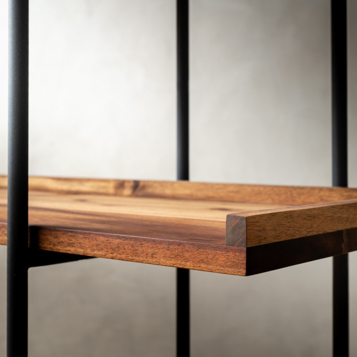 Musina Bookshelf - Small - Oak Smoke - 8