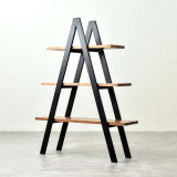A-Frame Bookshelf - Oak Smoke - 2