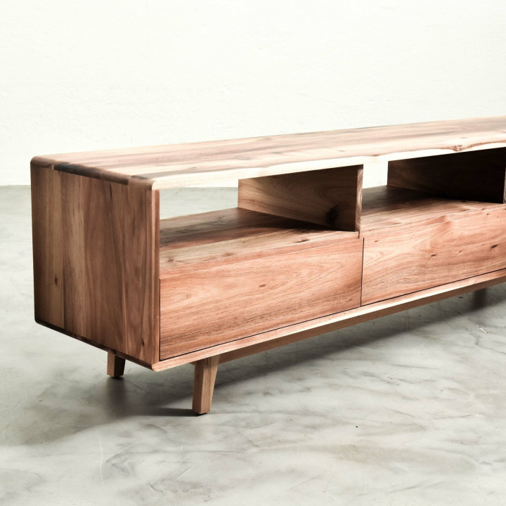 Philadelphia 3 Drawer TV Unit - Blackwood - 2