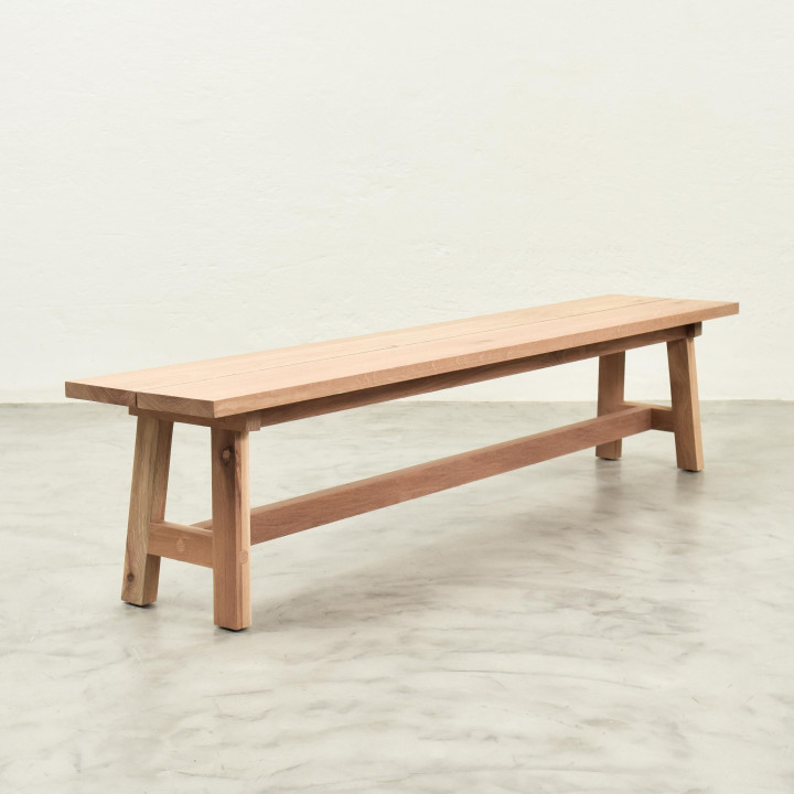 2.0m Griekwa Bench - Oak - 1