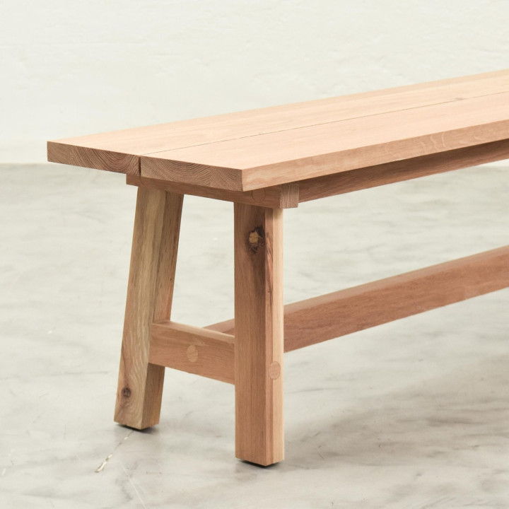 2.0m Griekwa Bench - Oak - 3