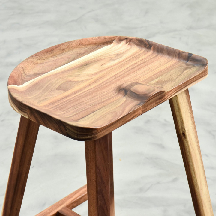 Savanna Tall Bar Stool - Blackwood - 2