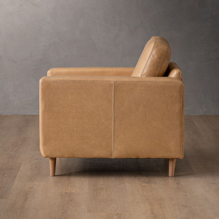 Parys Leather Armchair - Desert - 5