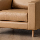 Parys Leather Armchair - Desert - 7