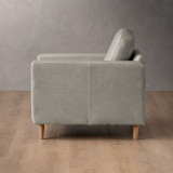 Parys Leather Armchair - Grey - 4