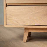 Philadelphia 6 Drawer TV Unit - Oak - 8