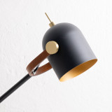 Leather Bound Black Desk Lamp - 2