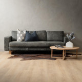 Clarkson 3-Seater Leather Couch - Charcoal - 12