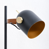 Leather Bound Table Lamp - Black - 3