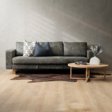 Clarkson 3-Seater Leather Couch - Charcoal - 13