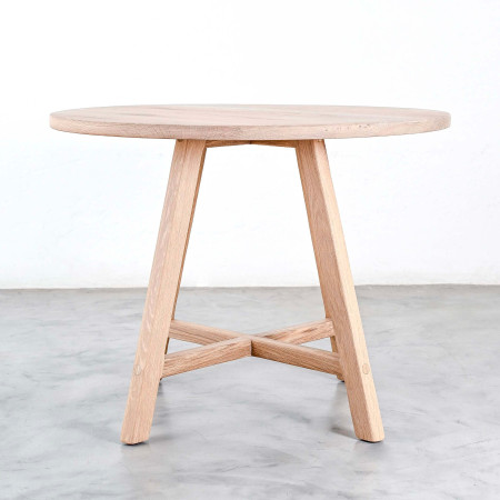 1.0m Rhodes Dining Table - Oak - 1