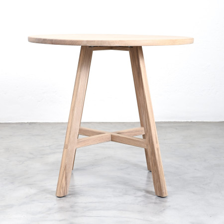Rhodes Round Bar Table - Oak - 1
