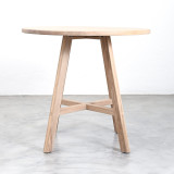 Rhodes Round Bar Table - Oak - 1