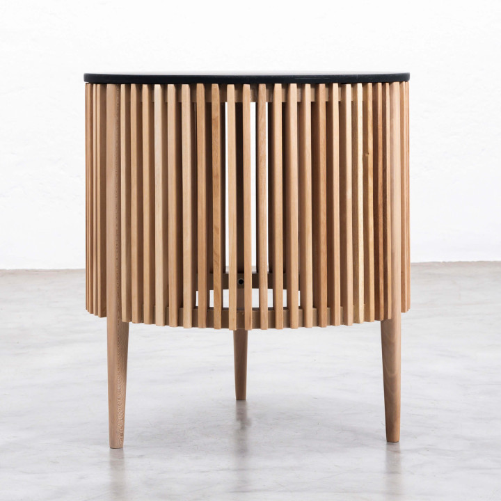 Black Moremi Side Table - 1