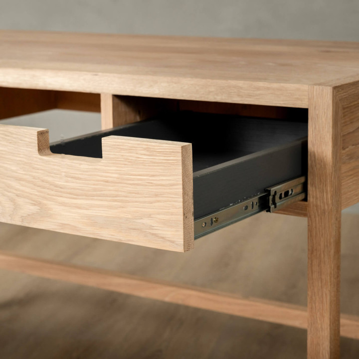 Large Stanford Desk - Oak - 6