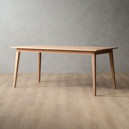 6-Seater Kitchen Dining Table (1.8m) - Oak - 1