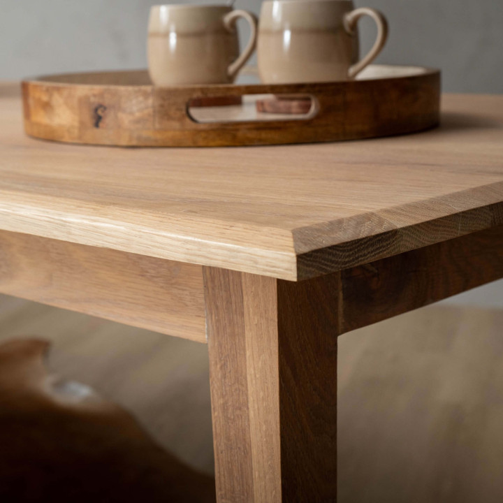 6-Seater Kitchen Dining Table (1.8m) - Oak - 4