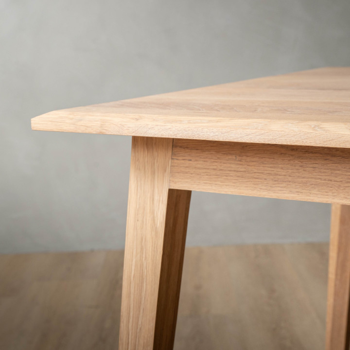 6-Seater Kitchen Dining Table (1.8m) - Oak - 7