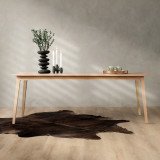 8-Seater Kitchen Dining Table (2.1m) - Oak - 2