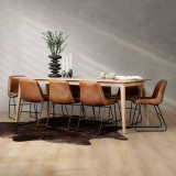 8-Seater Kitchen Dining Table (2.1m) - Oak - 3