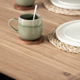 8-Seater Kitchen Dining Table (2.1m) - Oak - 6