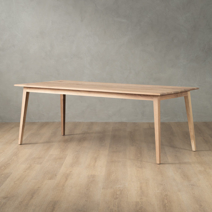 8-Seater Kitchen Dining Table (2.1m) - Oak - 7