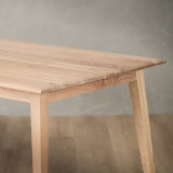 8-Seater Kitchen Dining Table (2.1m) - Oak - 10