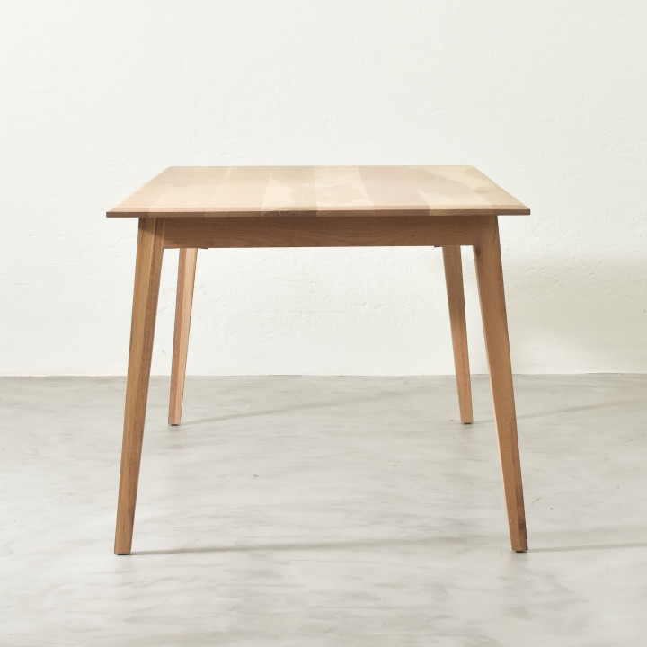4-Seater Kitchen Dining Table (1.4m) - Oak - 3