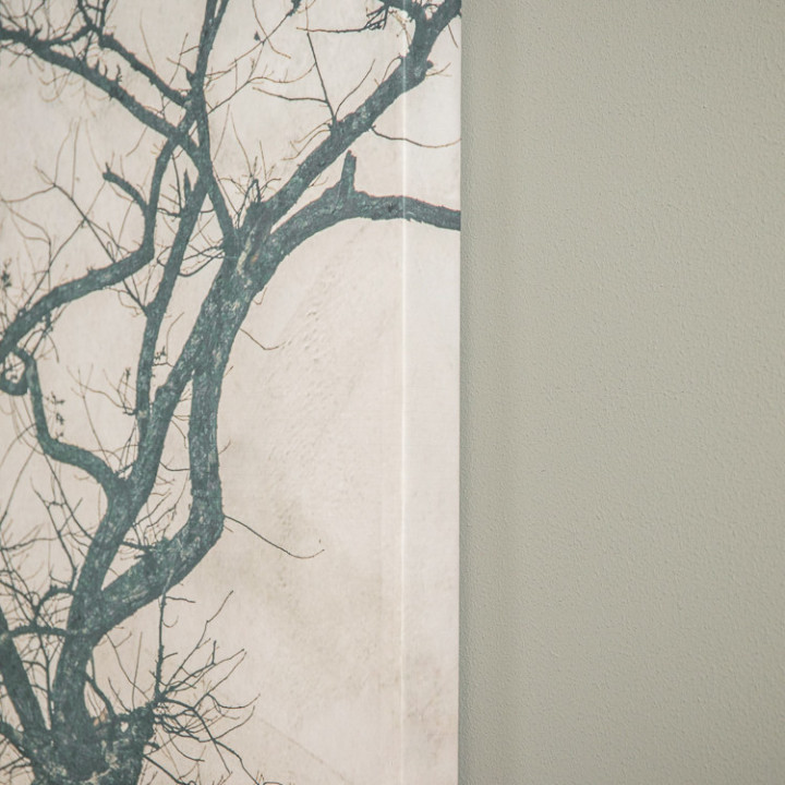 Pink Blue Tree Canvas - 4