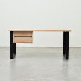 1.4m Sahara Study Desk With Drawers - Oak - 1