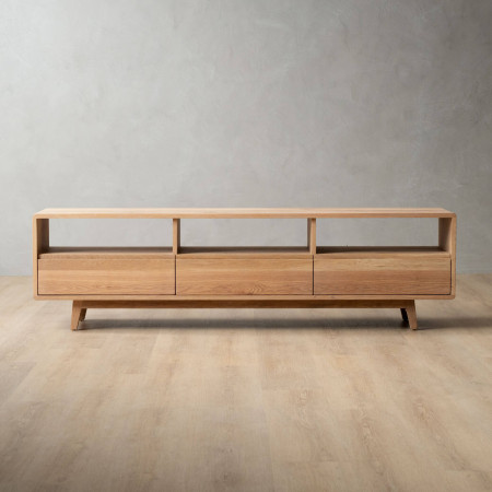 Philadelphia  3 Drawer TV Unit - Oak