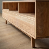 Philadelphia  3 Drawer TV Unit - Oak - 5