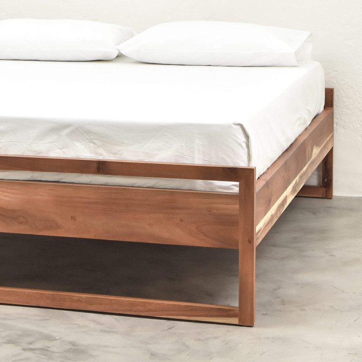 Houtbaai Bed Base - Queen - Blackwood - 2