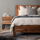 Karee Bed - Double - Blackwood - 3
