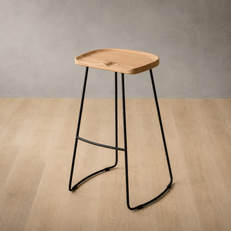 Sahara Tall Bar Stool - Oak